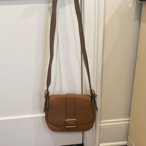 Michael Kors Tan Leather Crossbody Bag